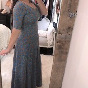 Lularoe small beautiful floral maxi dress